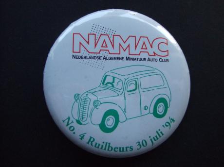 NAMAC ruilbeurs voor miniatuurauto's in Houten, No.4, 30-7-1994 oldtimer groen